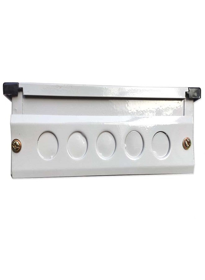 J M D GOLD JMD GOLD Db Spn 10 Way Steel, Copper, Brass Single Pole with Neutral Double Door Distribution MCB Board (White) - Image 4